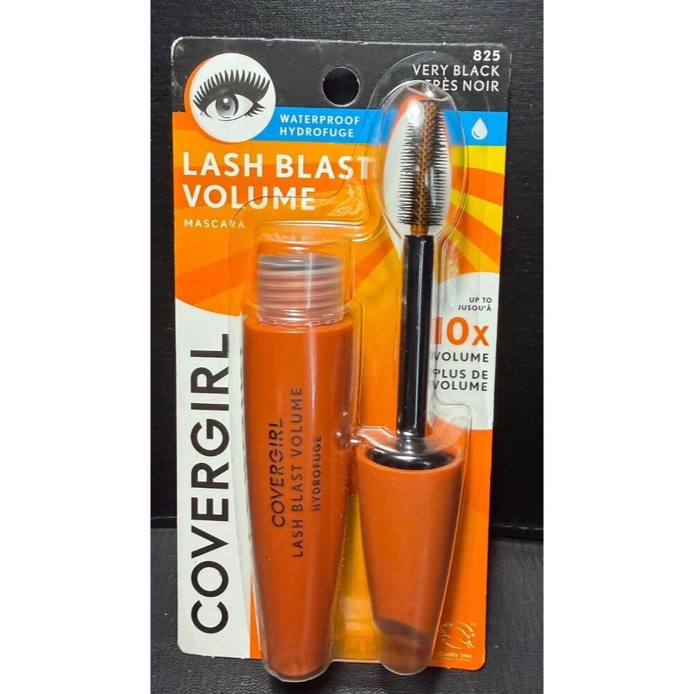 CoverGirl Lash Blast Volume Mascara 825 Very Black Waterproof 10X Volume